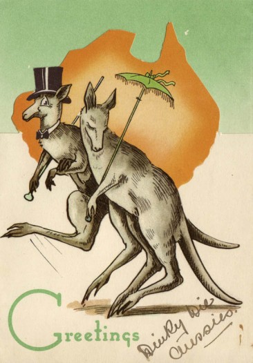 1950s Australian Christmas card