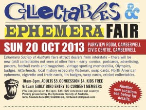 The fairs are generally promoted with one colour flyers but the last one also had a digital version emailed to members who are online.