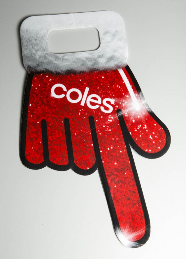 Coles Christmas Hand