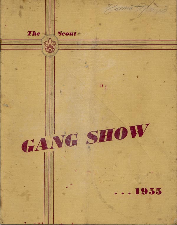 Gang Show program, 1955.