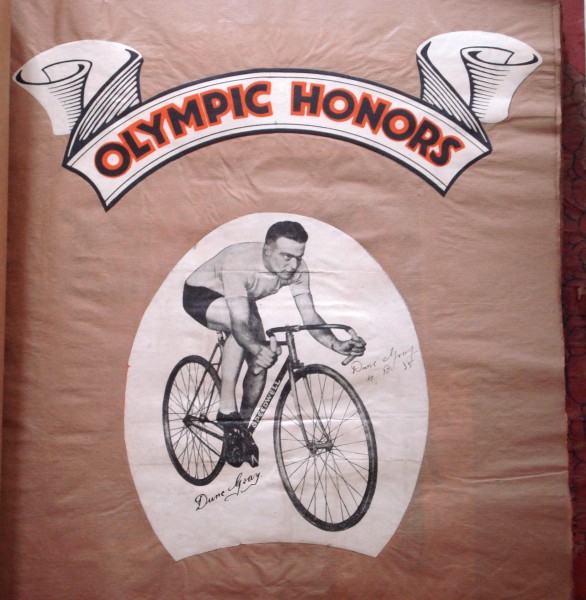 Cycling Scrapbook   1930s and 1940s  Includes Opperman, Gray and Nicholson   A number of signed items  Must see.