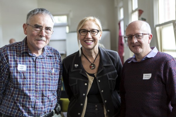 ESA members Derek Moore, Dr Annette Shiell and Andrew Hillier