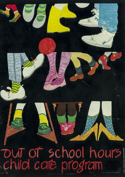 School age child care poster. Collection of Mandy B.