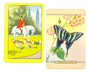 These cards were produced by Coles' department stores in the 1960s to fill a gap in the market place when English cards were no longer available in Australia.