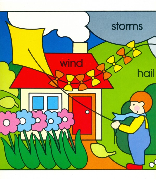 [Spring section of Children's four seasons' frieze], designed by Kerrie Rockett published by Roland Harvey Studios, 1983. 24. 5 x 144 cm (in 2 sections). Collection of Mandy B.