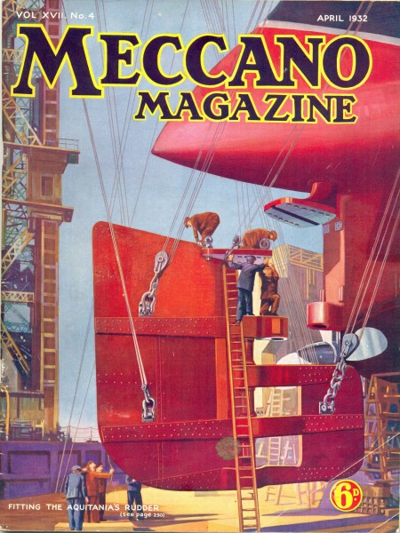 1932 Brit magazine, full of interesting stories about meccano and engineering.