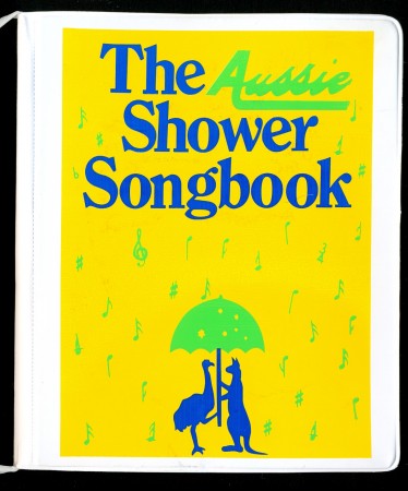 'The Aussie Shower Songbook', reprint 2000, 17 X 14 cm. Collection of Martin B.