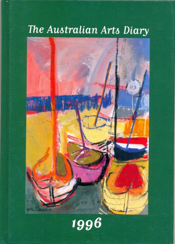 'The Australian Arts Diary 1996', Maria Prendergast, Melbourne, 25 x 17.5 cm. Collection of Richard Felix.