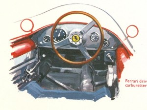 Cars, 1960 grand prix, dashboard Hillier