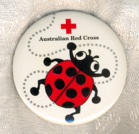 Australian Red Cross, badge. Collection of Amanda Bede