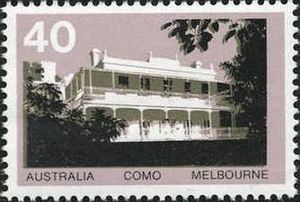 Australia Post, Como House stamp.