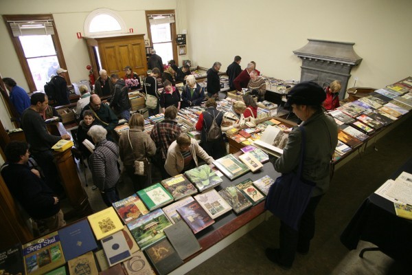 Clunes, inside a hall in 2012.