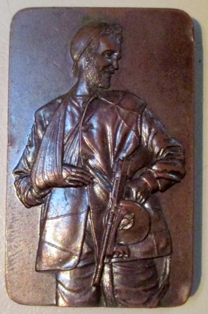 Prisoner of War Fund, medallion, 1941-2. Collection of Leon Rowbell.