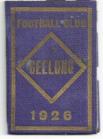 Doherty - 1926 Geelong ticket