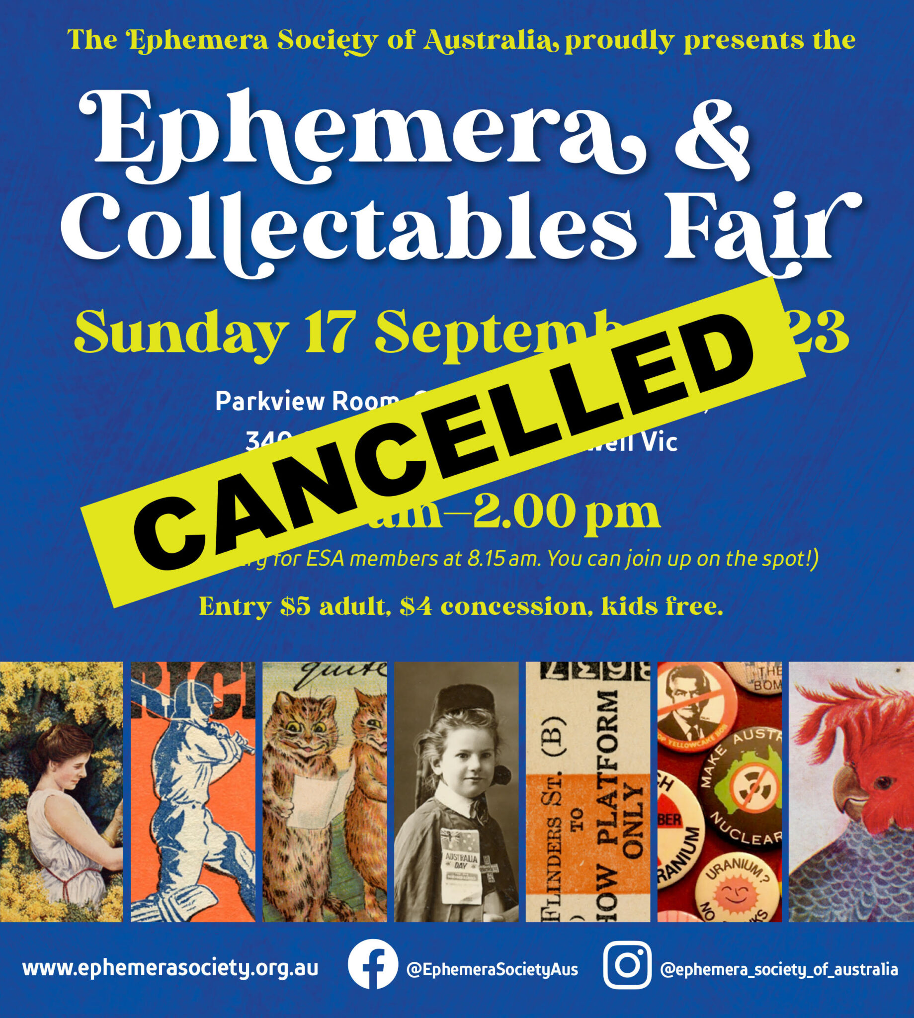 Ephemera Society of Australia Inc. — paper collectables